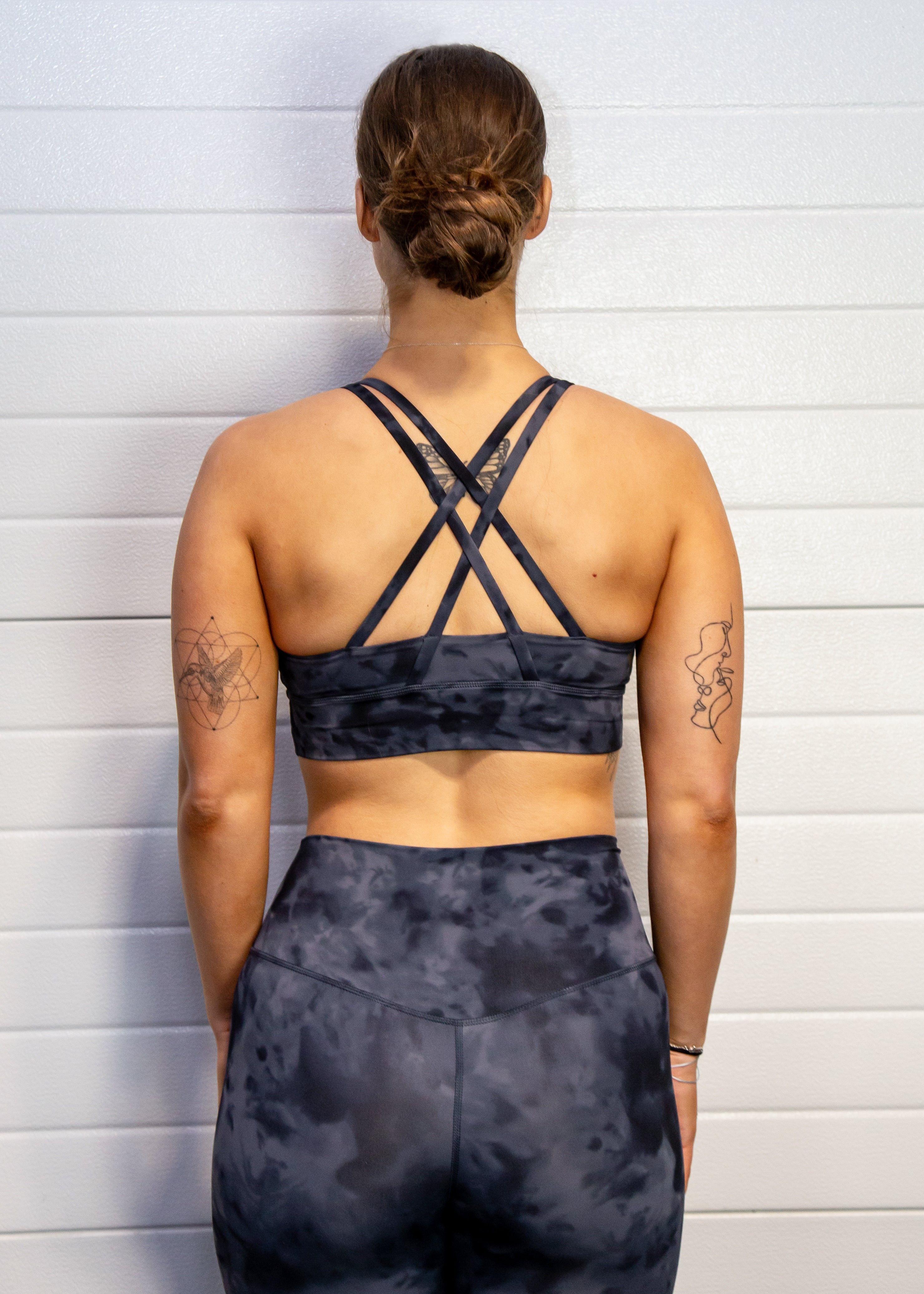 Tie dye sports bra