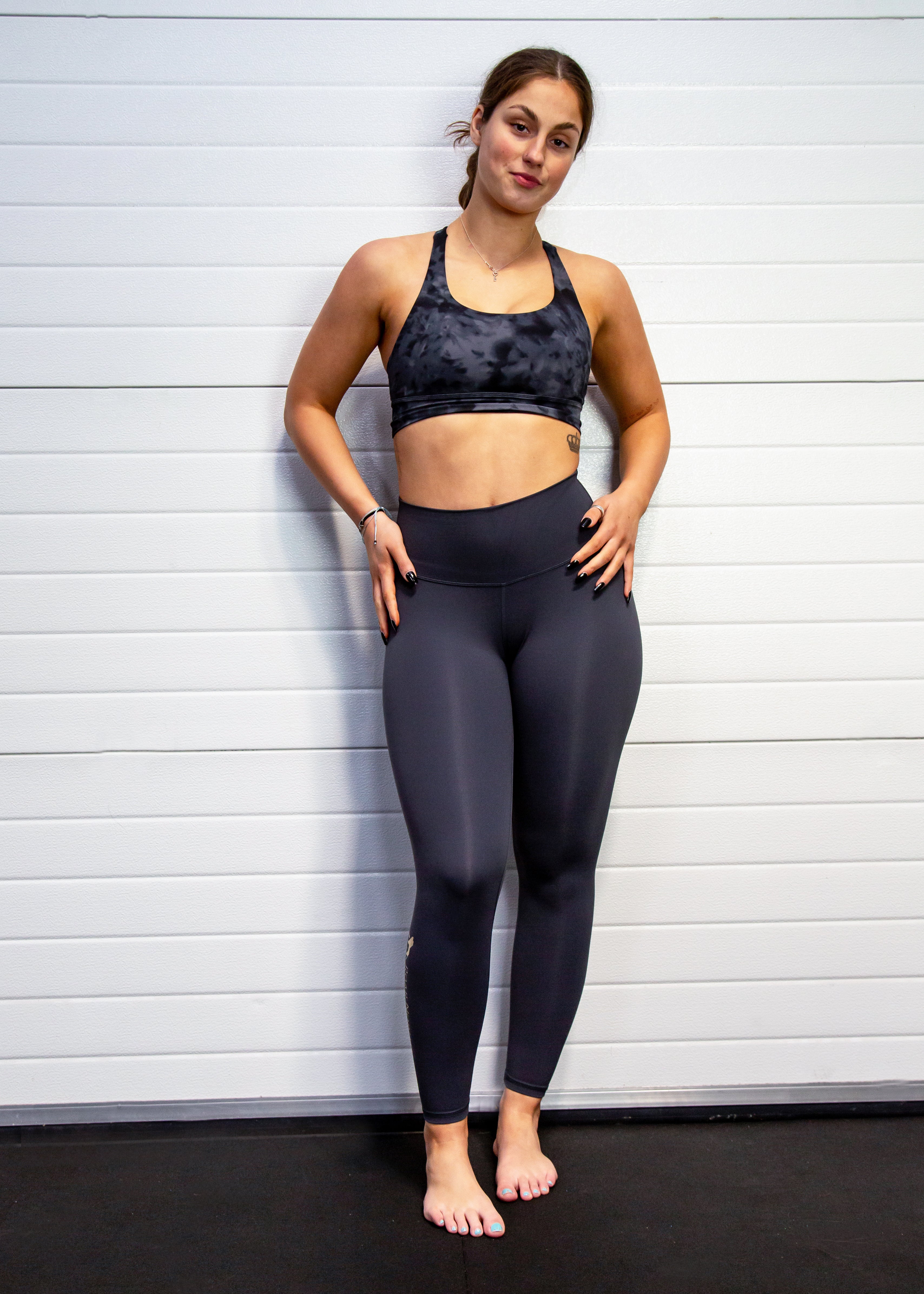 Navy “naked” leggings