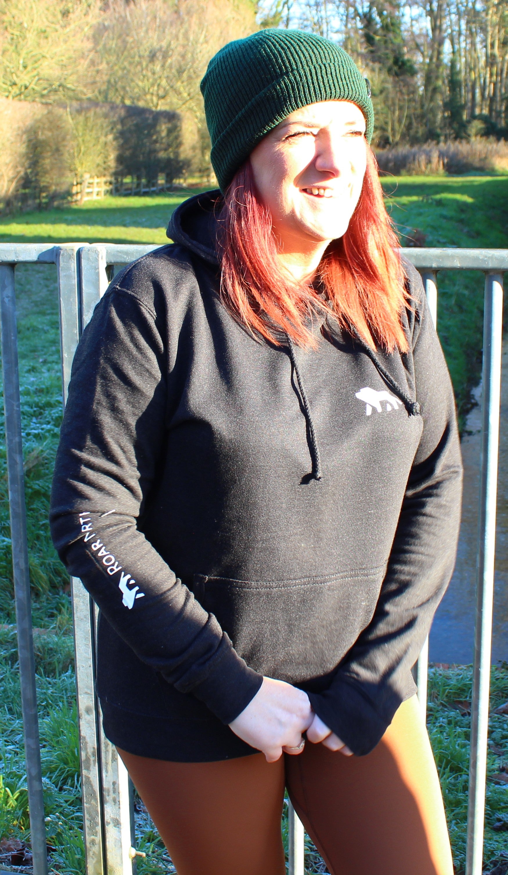 Roar North Signature Charcoal College Womens Hoodie