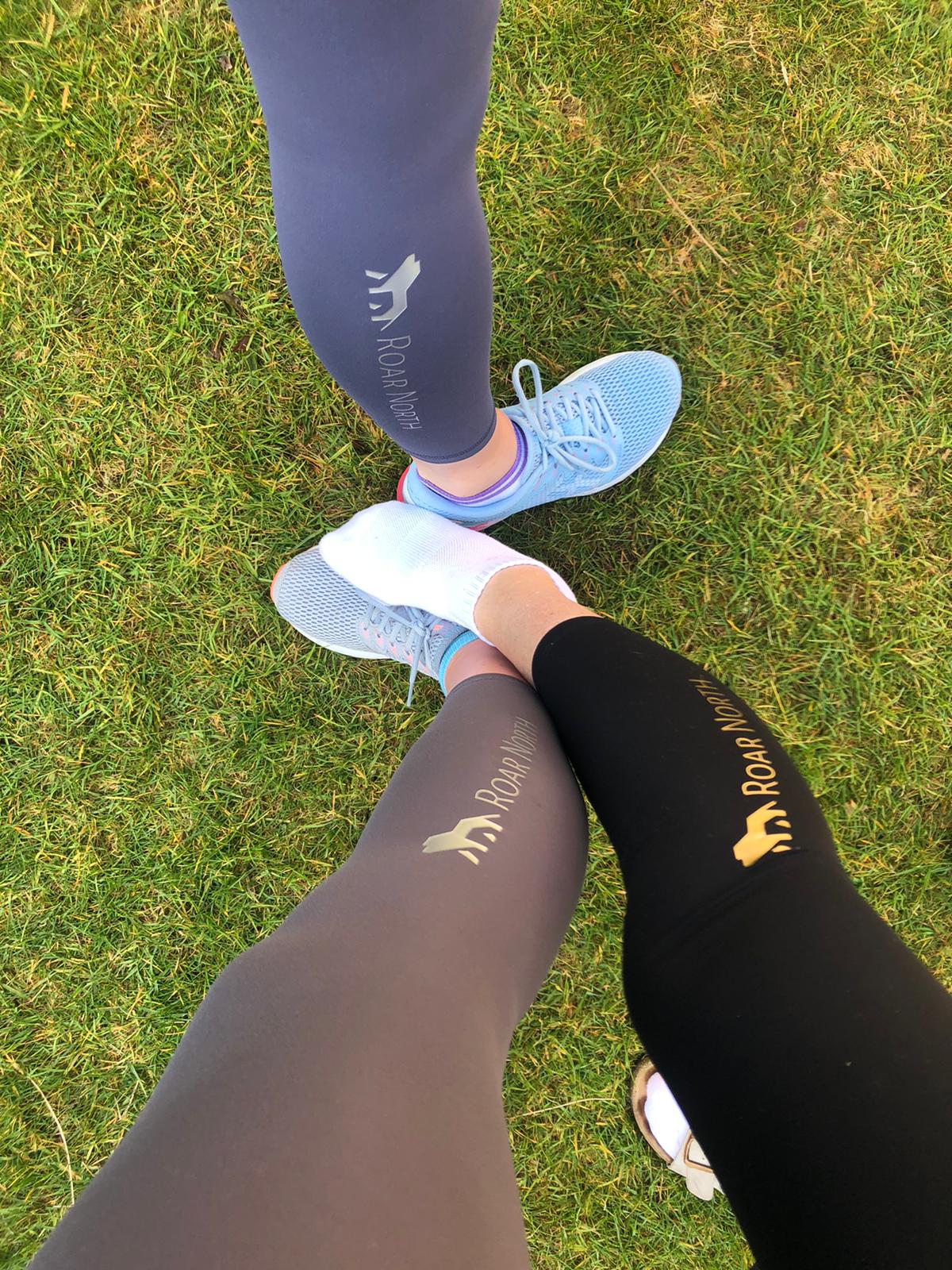 Steel mauve “naked” leggings