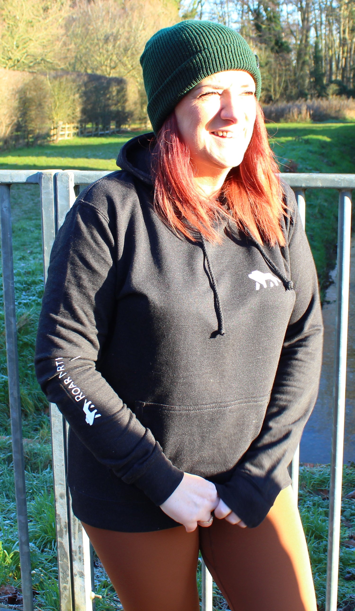 Roar North Signature Charcoal College Womens Hoodie