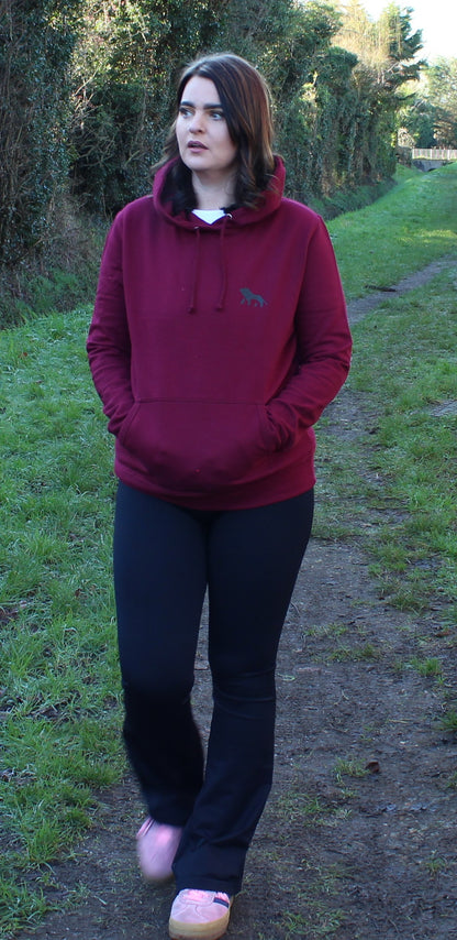 Roar North Signature Burgundy College Womens Hoodie