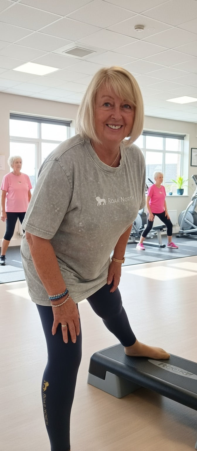 Grey/Black acid washed t-shirt